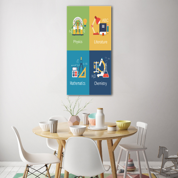 Akrilüveg fotó Iskolai tantárgyak