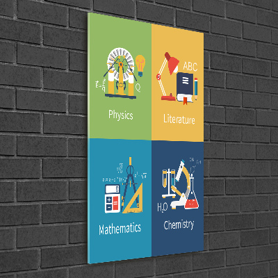 Akrilüveg fotó Iskolai tantárgyak