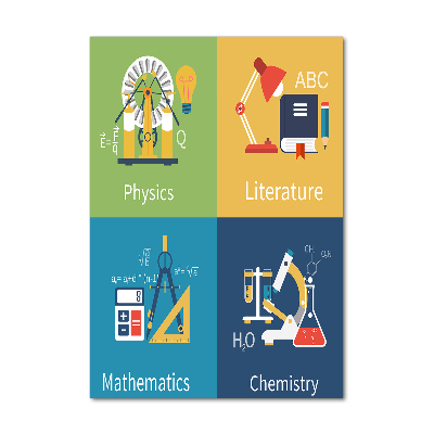 Akrilüveg fotó Iskolai tantárgyak