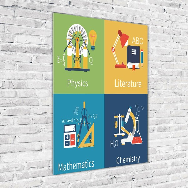 Akrilüveg fotó Iskolai tantárgyak