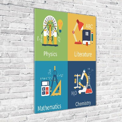 Akrilüveg fotó Iskolai tantárgyak