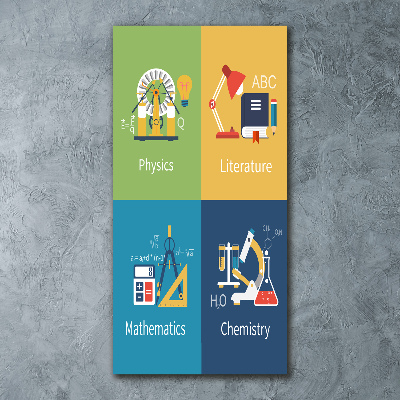 Akrilüveg fotó Iskolai tantárgyak