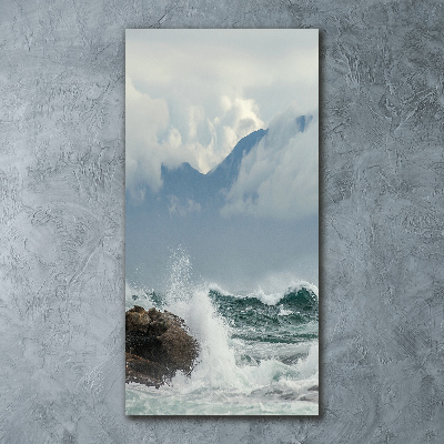 Akril üveg kép Háborgó tenger