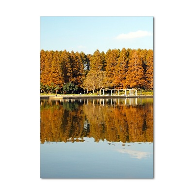 Akril üveg kép Park ősszel