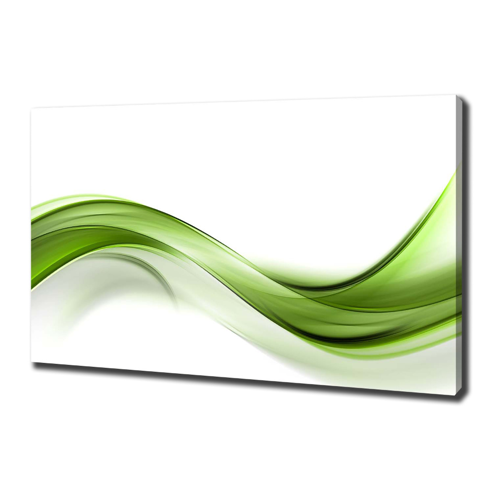 Vászon nyomtatás Zöld hullám