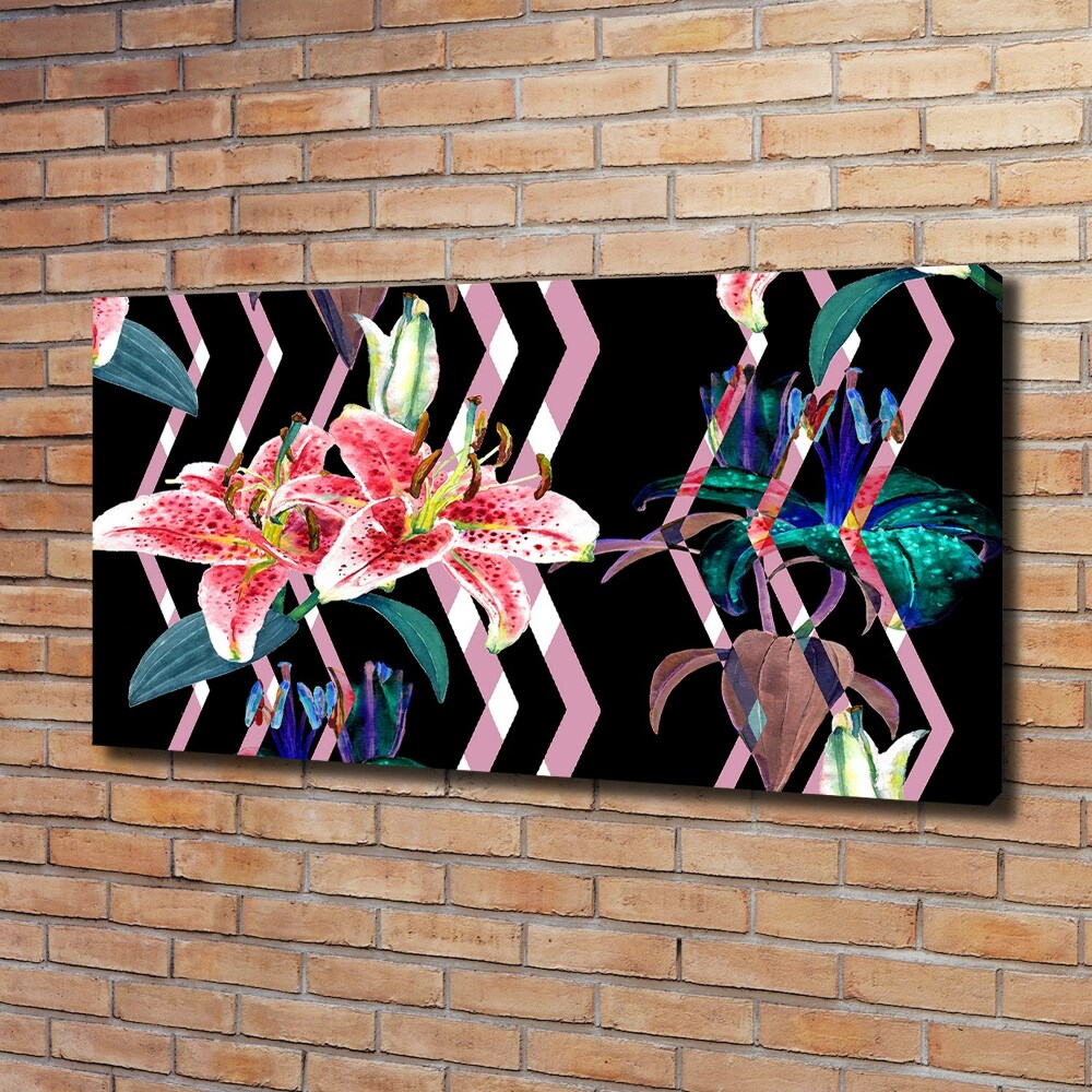 Vászonkép nyomtatás Trópusi liliom