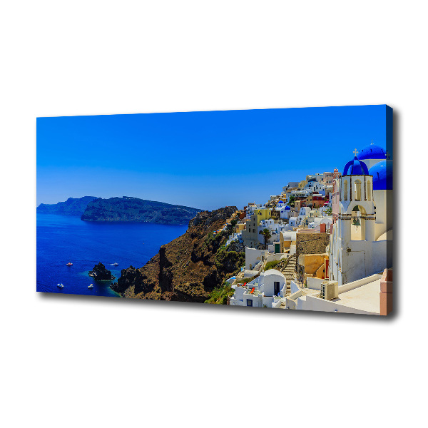 Feszített vászonkép Santorini görögország