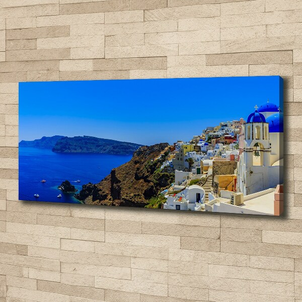 Feszített vászonkép Santorini görögország