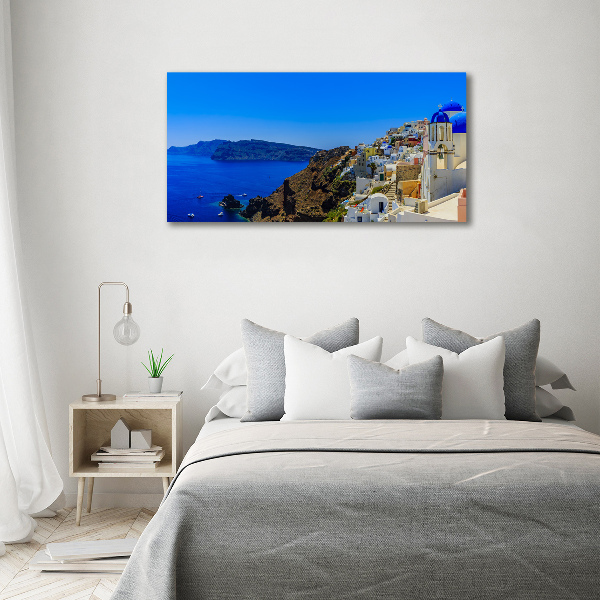Feszített vászonkép Santorini görögország