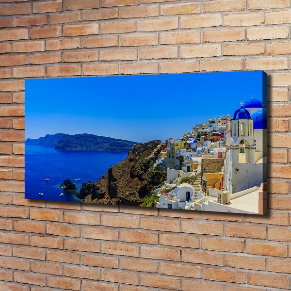 Feszített vászonkép Santorini görögország