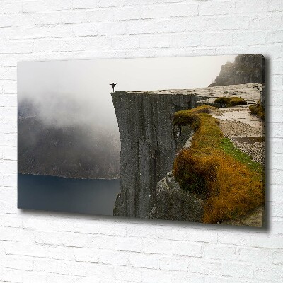 Feszített vászonkép Norvég szikla