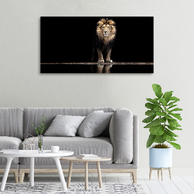 Vászonkép Portré egy oroszlán
