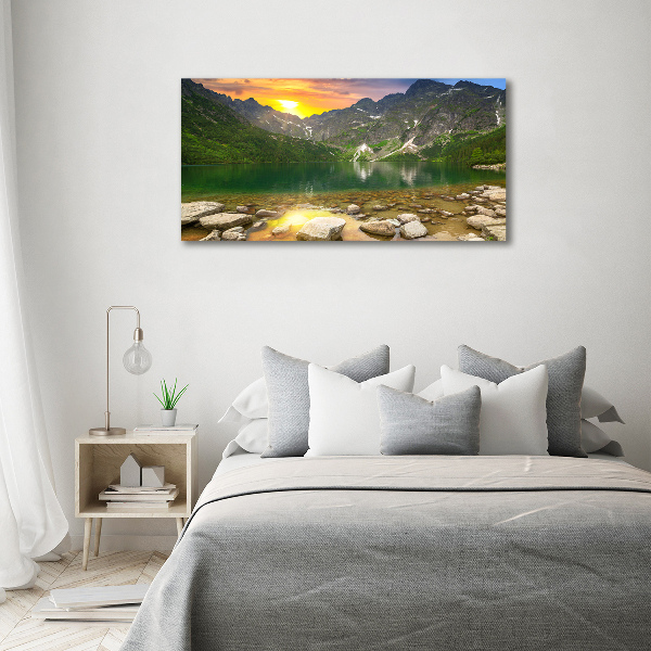 Feszített vászonkép Marine szem tatry