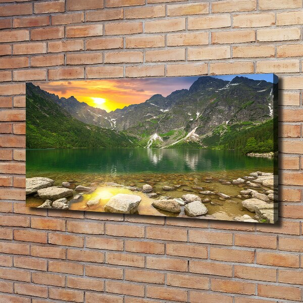 Feszített vászonkép Marine szem tatry