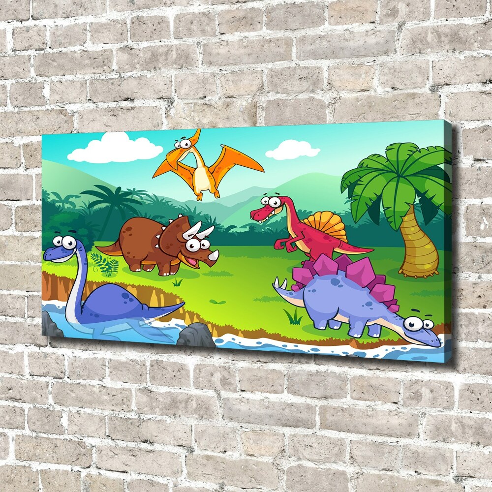 Vászonkép nyomtatás Dinoszauruszok