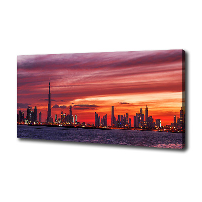 Vászonfotó Sunset dubai