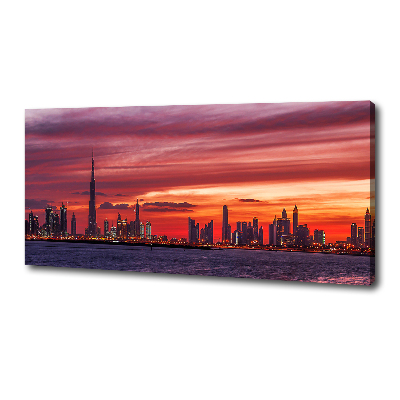 Vászonfotó Sunset dubai