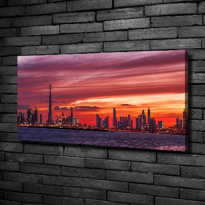 Vászonfotó Sunset dubai