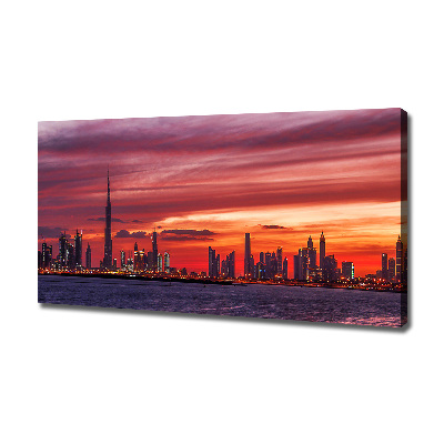 Vászonfotó Sunset dubai