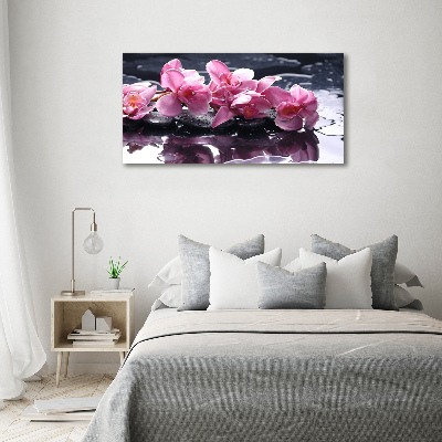 Vászonkép nyomtatás Rózsaszín orchidea