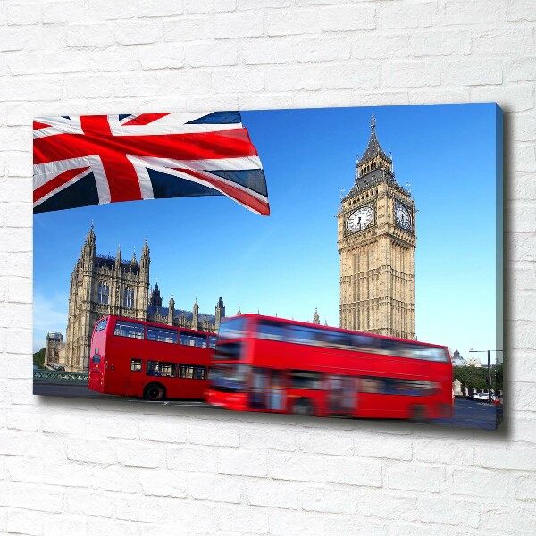 Vászonkép falra Bus london