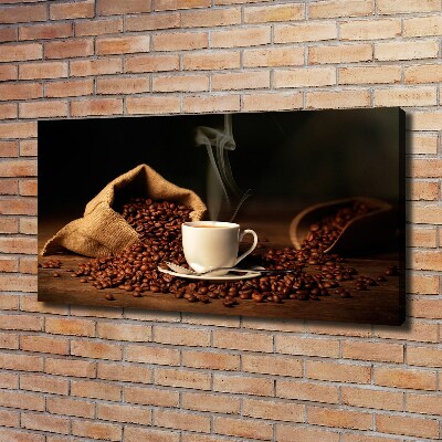 Fali vászonkép Kávé csészében