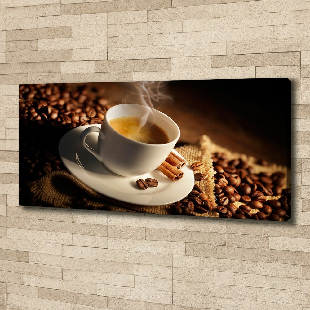 Fali vászonkép Kávé csészében