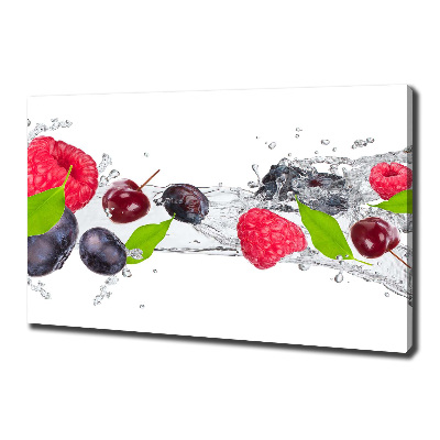 Fali vászonkép Gyümölcs és víz