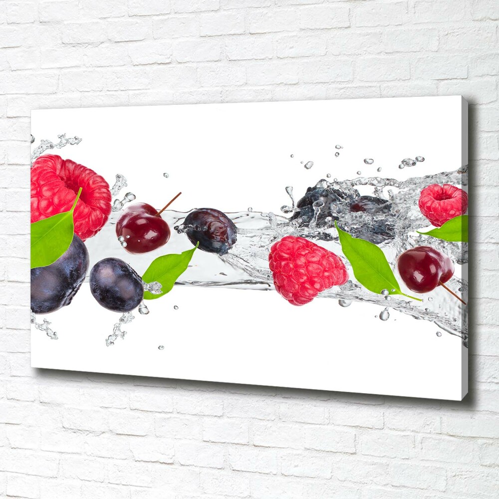 Fali vászonkép Gyümölcs és víz