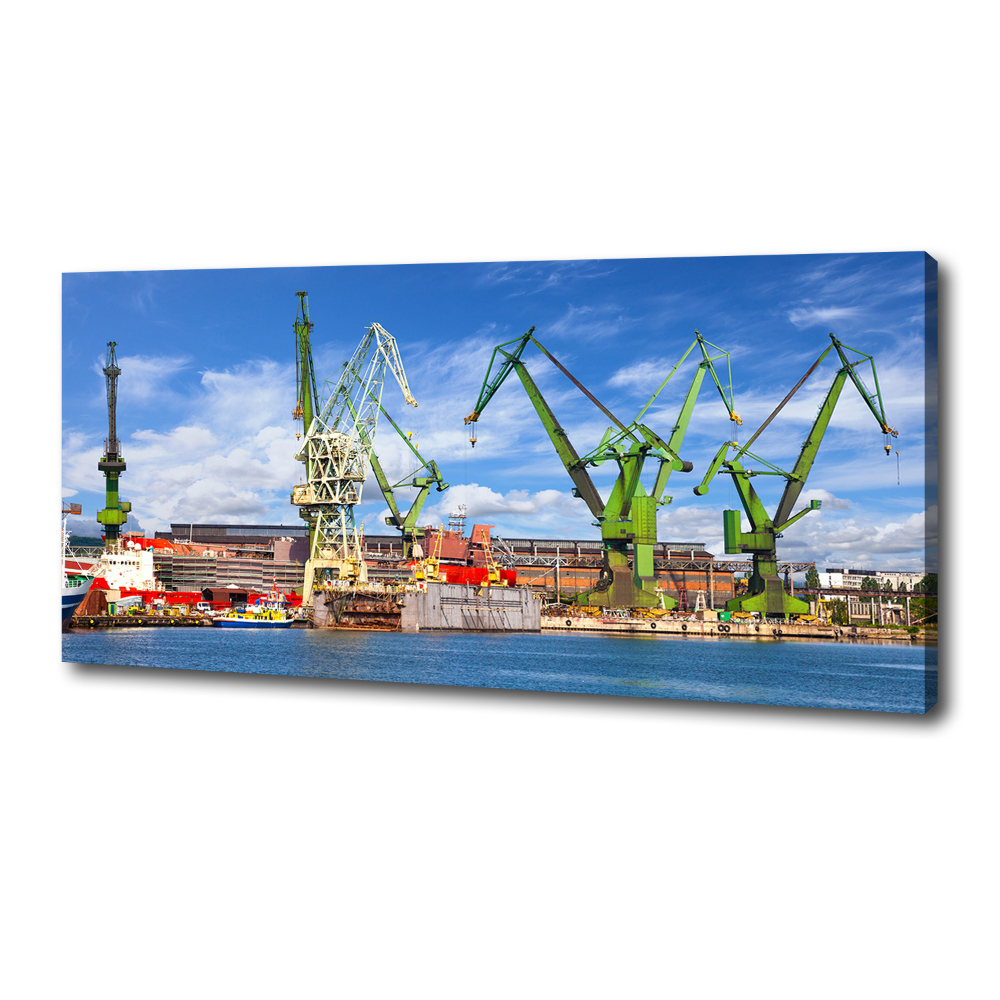 Vászonfotó Hajógyár gdansk