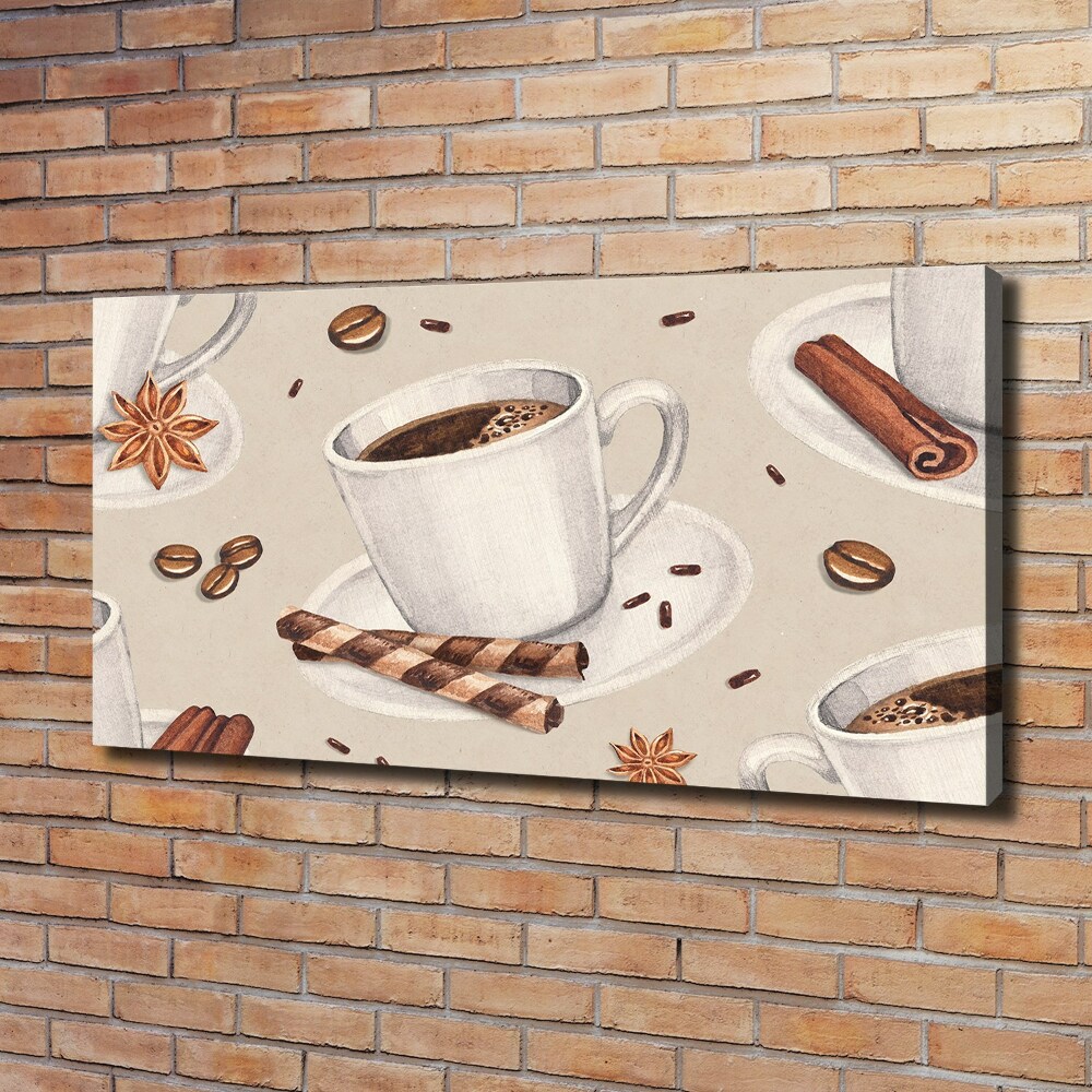 Feszített vászonkép Csésze kávé