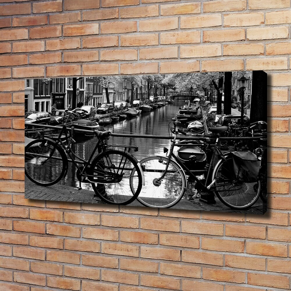 Vászon nyomtatás Amszterdam kerékpárok