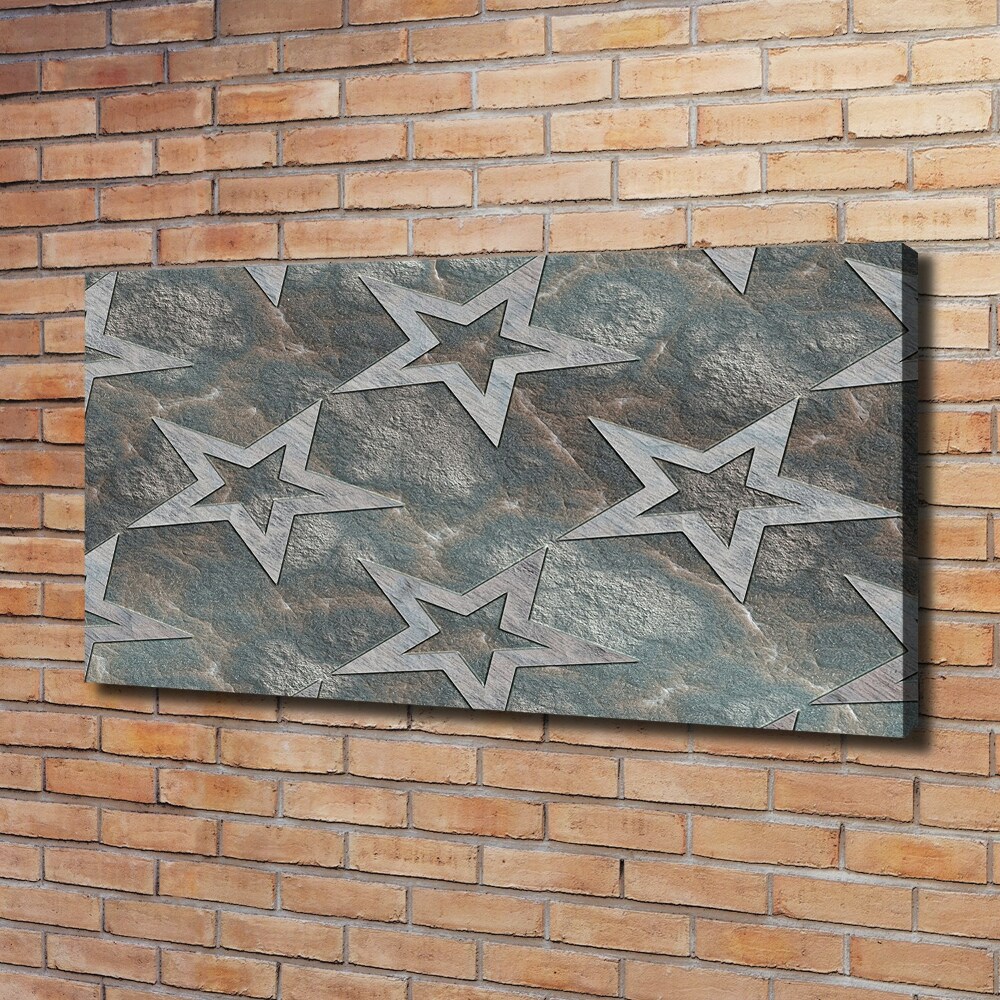 Vászonkép nyomtatás Kő csillag