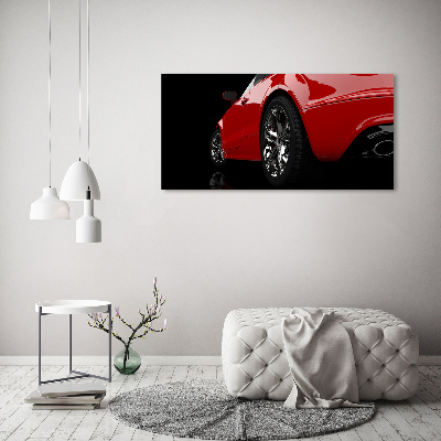 Vászonkép falra Piros autó