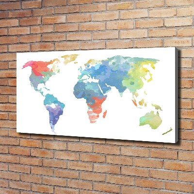 Vászon nyomtatás Világtérkép