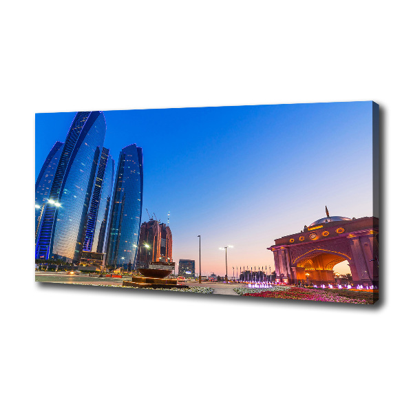 Vászonfotó Az utcák abu dhabi