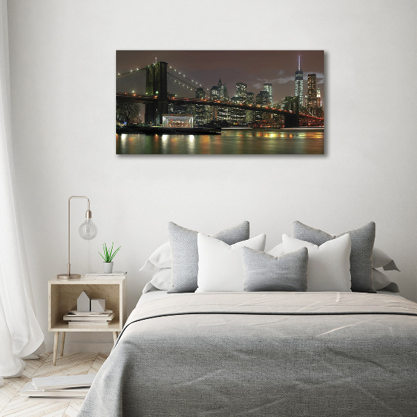 Vászonfotó New york éjjel
