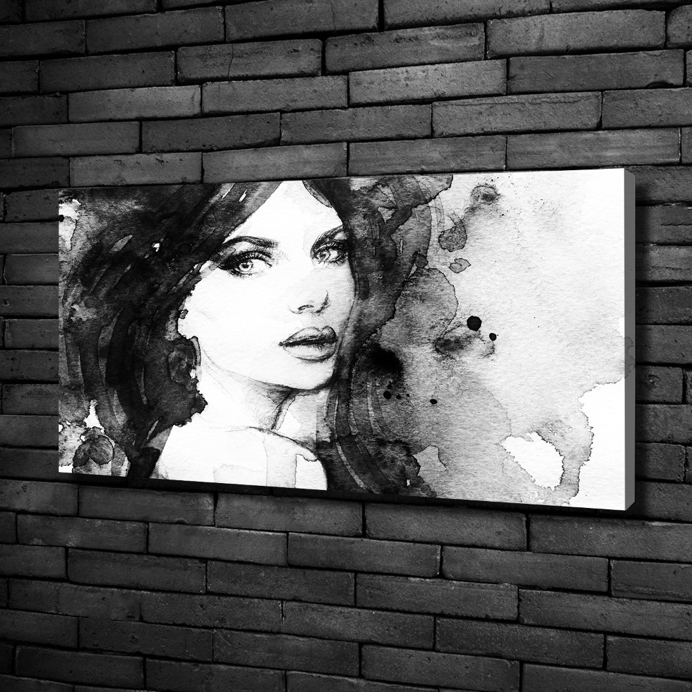 Vászonkép nyomtatás Nő portréja