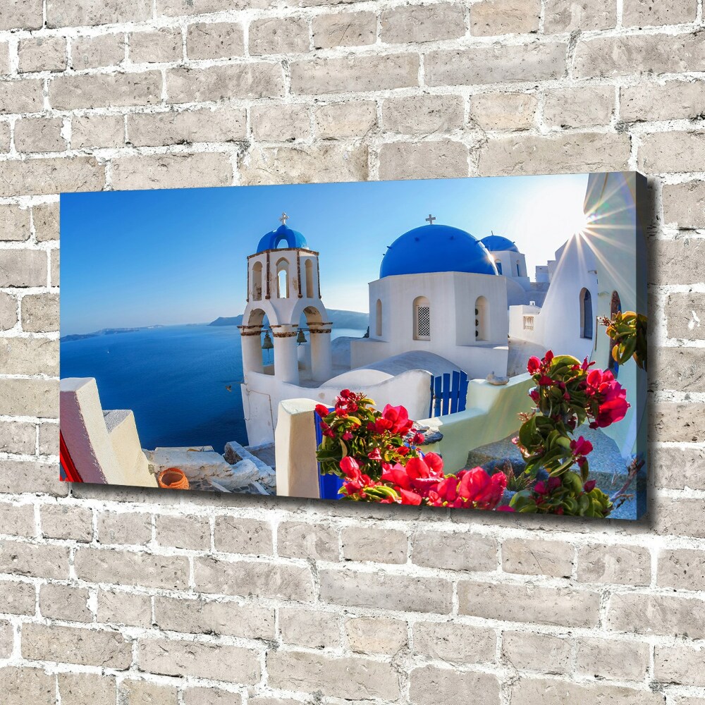 Vászonfotó Santorini, görögország