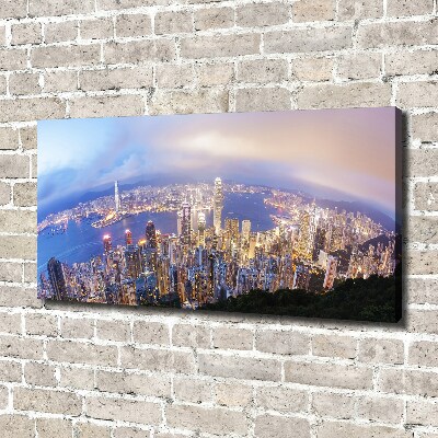 Vászonfotó Hong kong panoráma