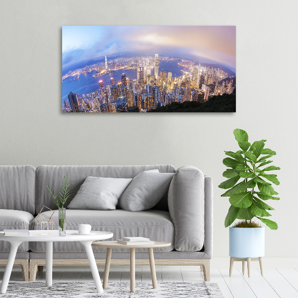 Vászonfotó Hong kong panoráma