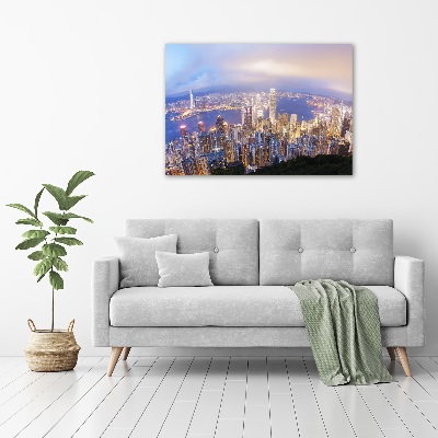 Vászonfotó Hong kong panoráma