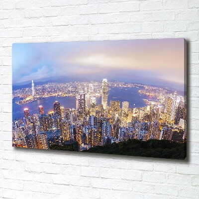 Vászonfotó Hong kong panoráma