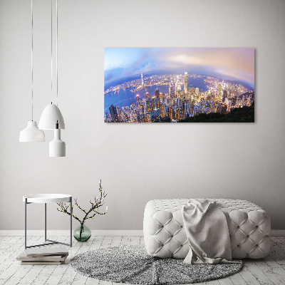 Vászonfotó Hong kong panoráma