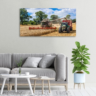 Vászonkép falra Keverjük össze és a traktor