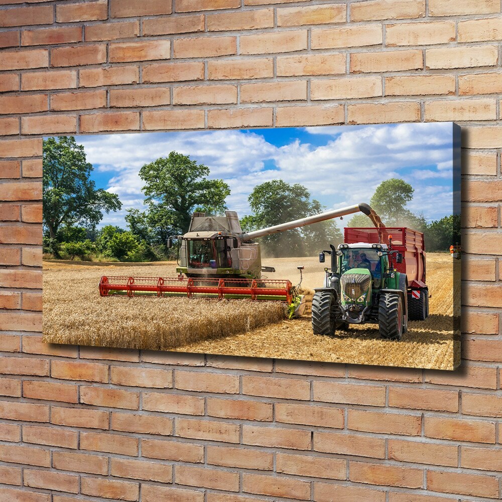 Vászonkép falra Keverjük össze és a traktor