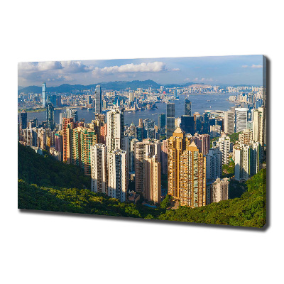 Vászonfotó Hong kong panoráma