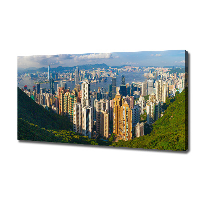 Vászonfotó Hong kong panoráma