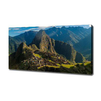 Vászon nyomtatás A romok machu picchu