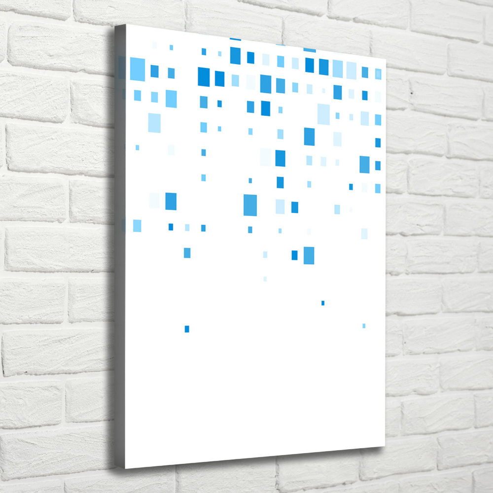 Vászon nyomtatás Kék négyzetek